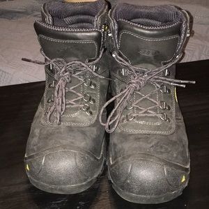 KEEN Black Work Boots
